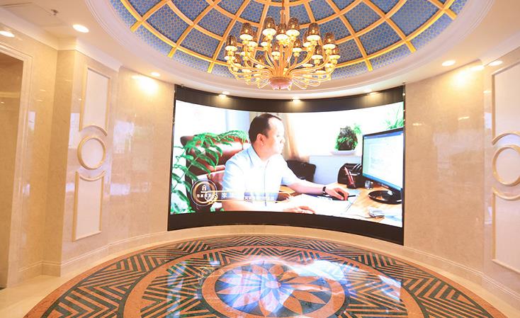 北京玲瓏梵宮醫(yī)療美容醫(yī)院_大廳LED播放